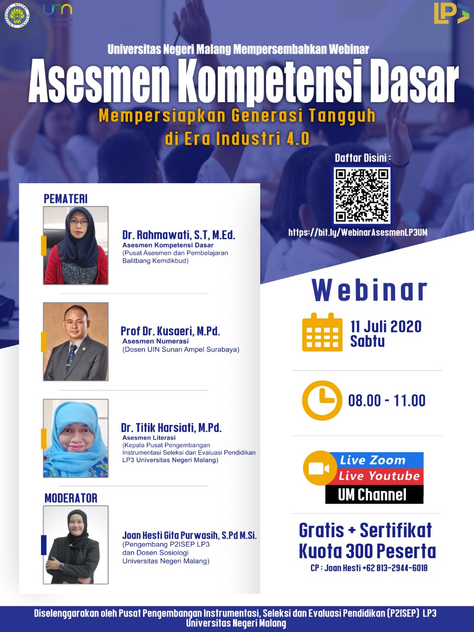 Webinar “Asesmen Kompetensi Dasar Mempersiapkan Generasi Tangguh di Era Industri 4.0”