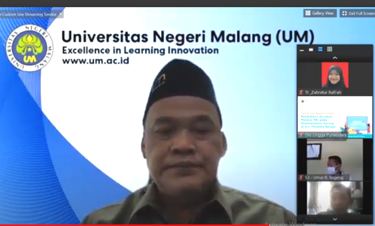 Rektor UM: Pendidikan Karakter Sangat Penting Untuk Generasi Emas