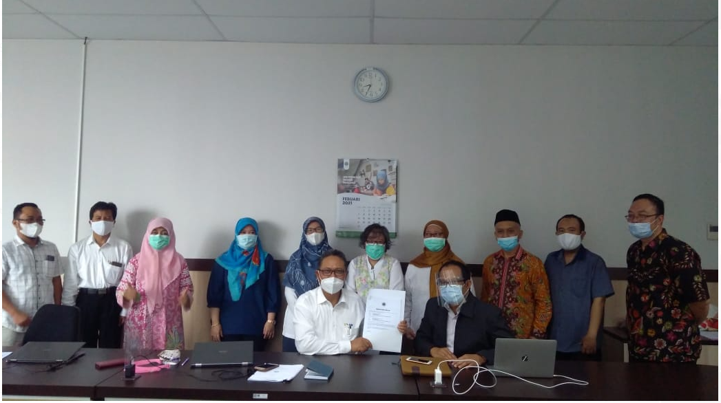 Penandatanganan Kontrak Kinerja Tahun 2021 Para Kepala Pusat LP3 UM dengan Ketua LP3 UM
