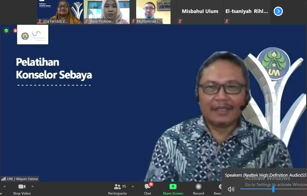 Peran Konselor Sebaya Sangat Penting di Masa Pandemi