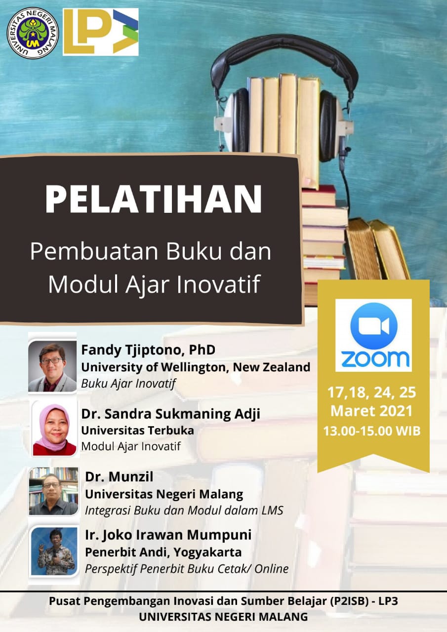 Pelatihan Pembuatan Buku dan Modul Ajar Inovatif bagi Dosen Universitas Negeri Malang