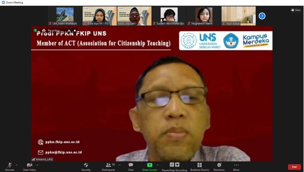 Workshop Pengembangan Bahan Ajar MKU Universitas Negeri Malang