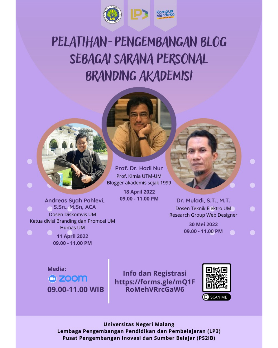 Pelatihan Pengembangan Blog sebagai Sarana Personal Branding Akademisi