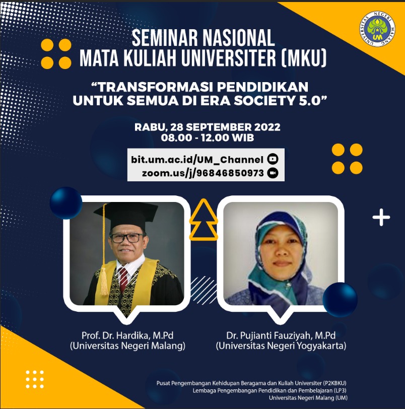 Seminar Nasional Mata Kuliah Universiter (MKU)
