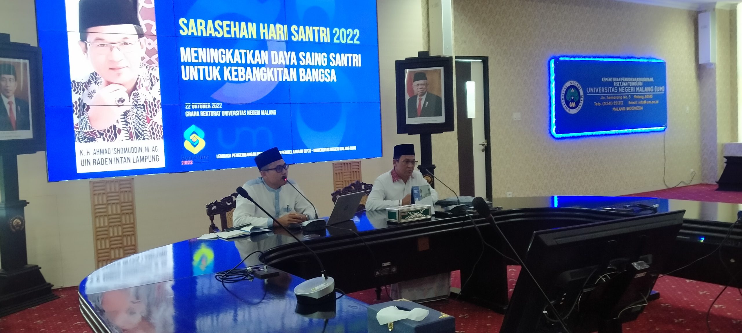 Sarasehan dalam rangka Peringatan Hari Santri Nasional Tahun 2022