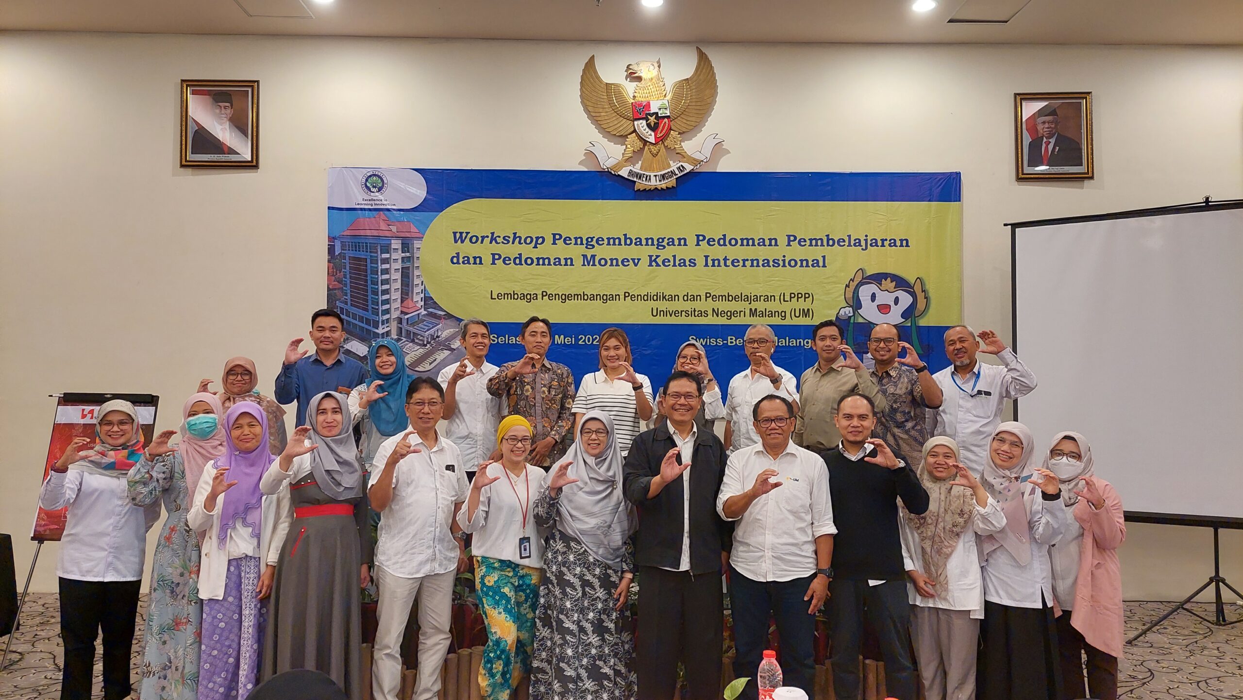 Pusat Kurikulum dan Pembelajaran UM Adakan Workshop Pengembangan Pedoman Pembelajaran untuk Kelas Internasional